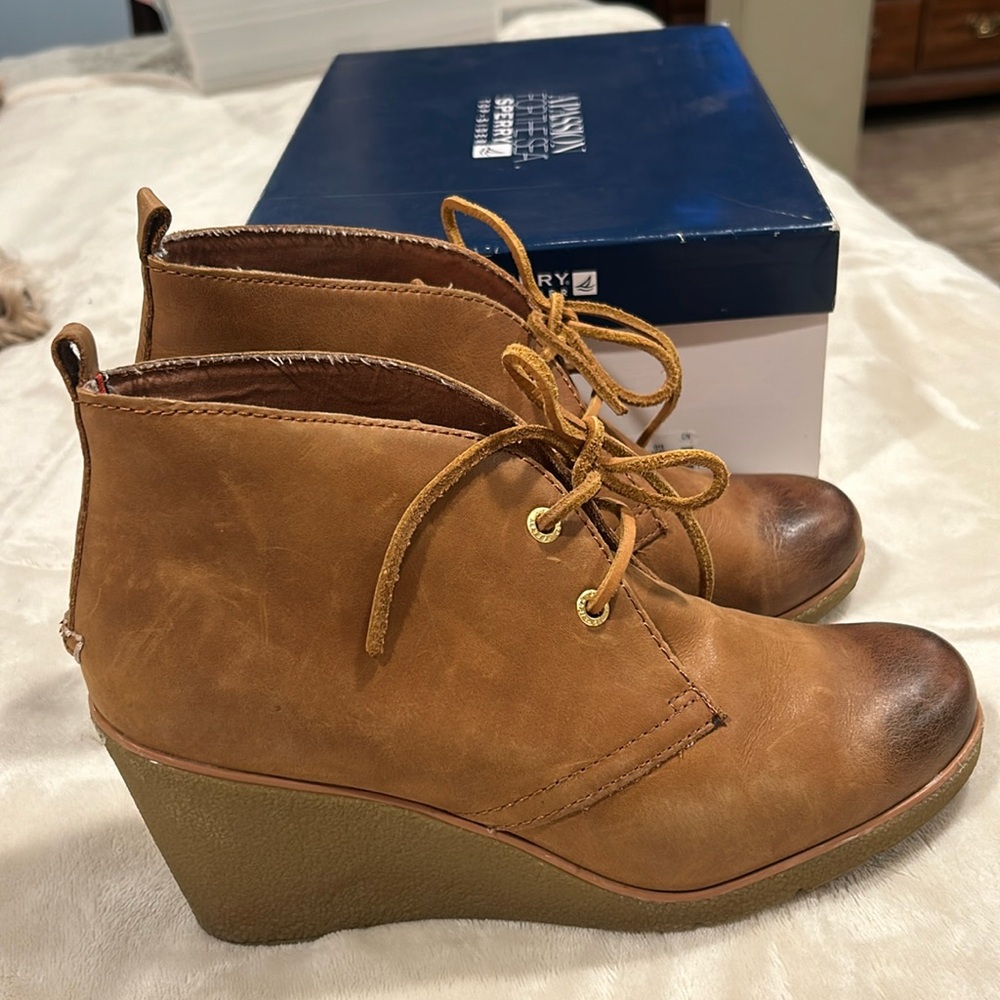 Sperry Wedge Booties